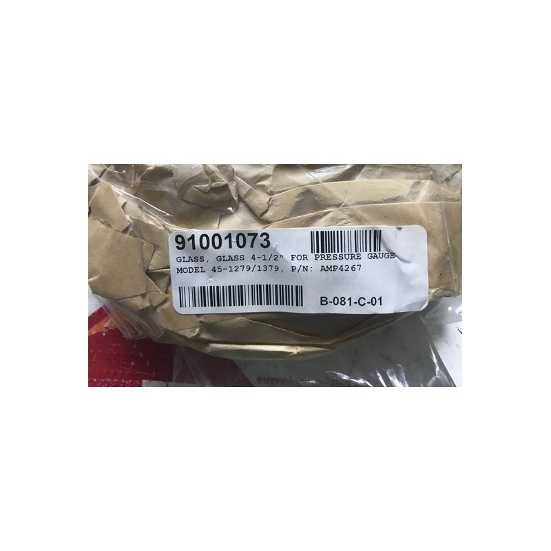 GLASS 4-1/2" FRO PRESSURE GAUGE GLASS 4-1/2" FRO PRESSURE GAUGE
