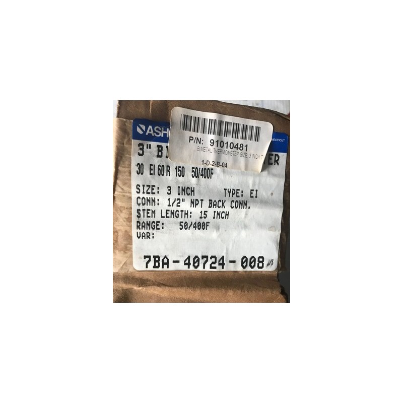 ASHCROFT 91010481