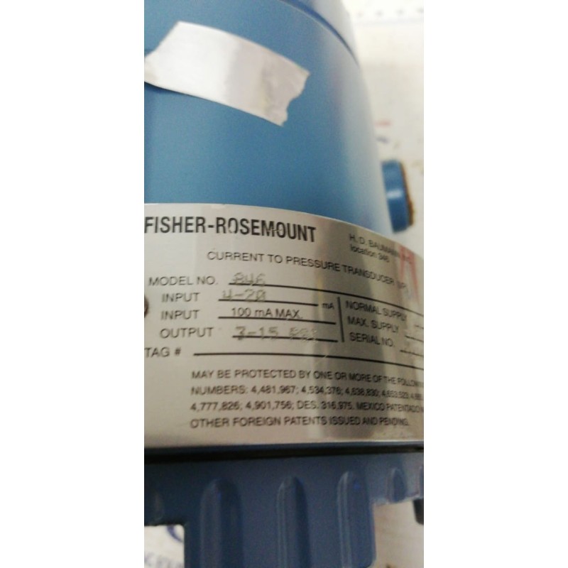 FISHER ROSEMOUNT 846 FISHER ROSEMOUNT 846