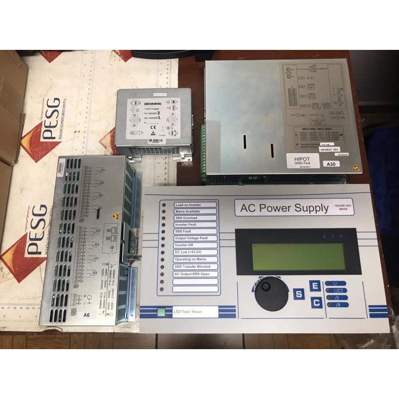 AC POWER SUPPLY 120/240 VAC AC POWER SUPPLY 120/240 VAC