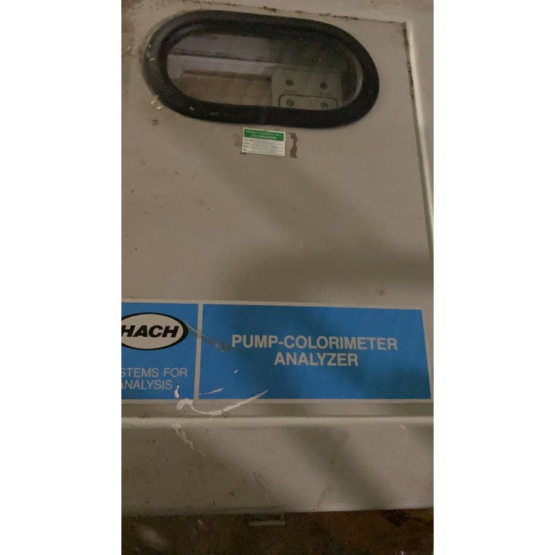 PUMP-COLORIMETER ANALYZER PUMP-COLORIMETER ANALYZER