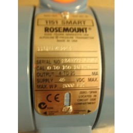ROSEMOUNT PRESSURE TRANSMITTER 1151 SMART