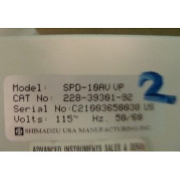 SHIMADZU SPD-10AV VP