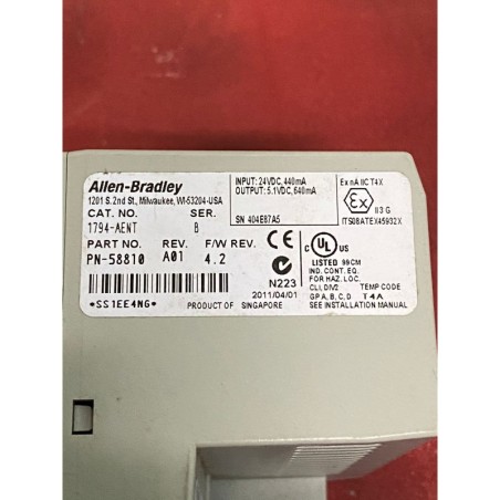 Allen-Bradley 1794-AENT Series B FLEX I/O EtherNet/IP Adapter Module