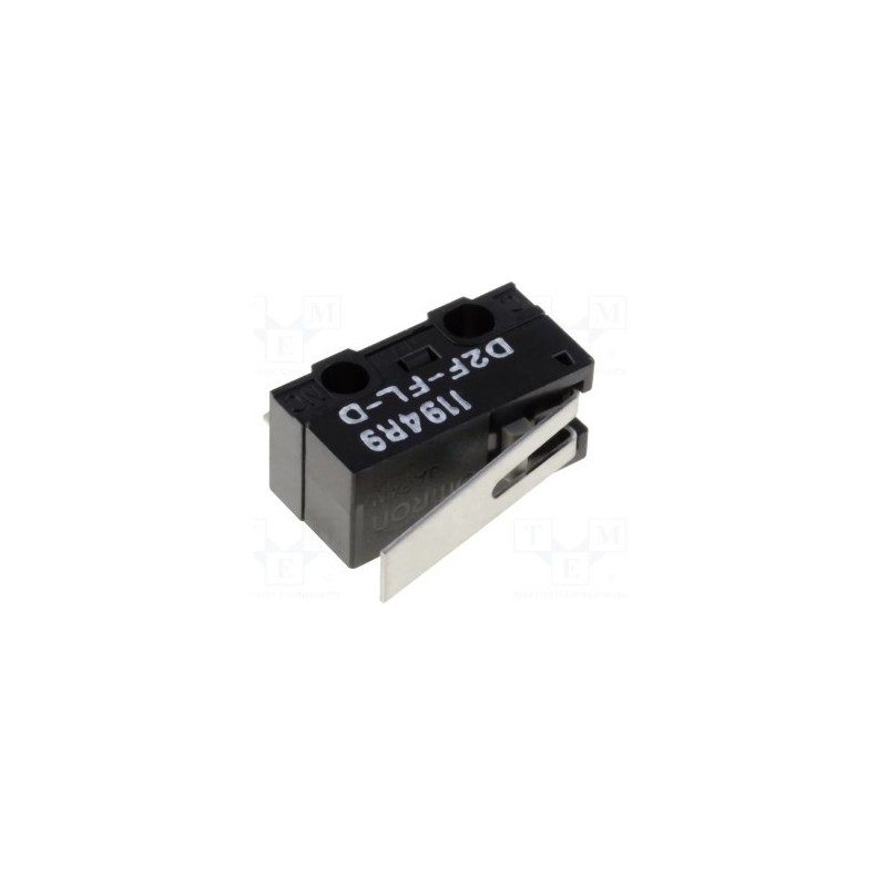 OMRON SWITCH SPDT CHASSIS MOUNT D2F-FL-D