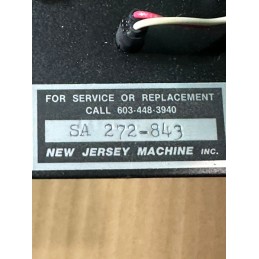 NEW JERSEY MACHINE SA 272-843