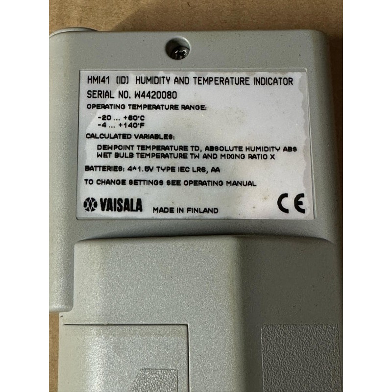 Vaisala HMI41 Humidity & Temperature Meter - Portable Precision Measurement