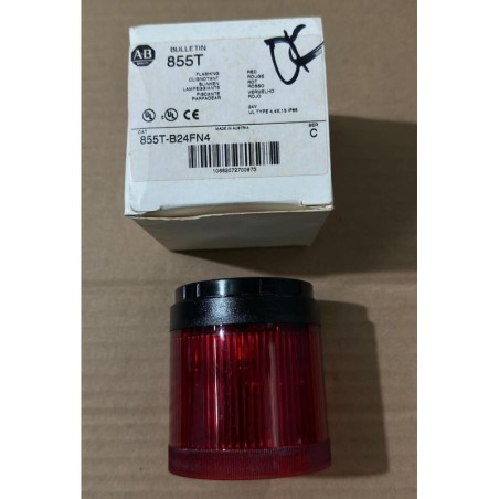 Allen-Bradley 855T-B24FN4 Series C 70 mm Flashing Red Stack Light Module