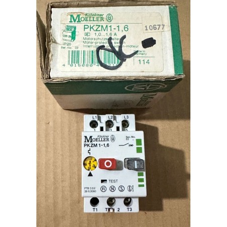 "Moeller PKZM1-1.6: Compact, 1.6A Industrial Motor-Protective Circuit