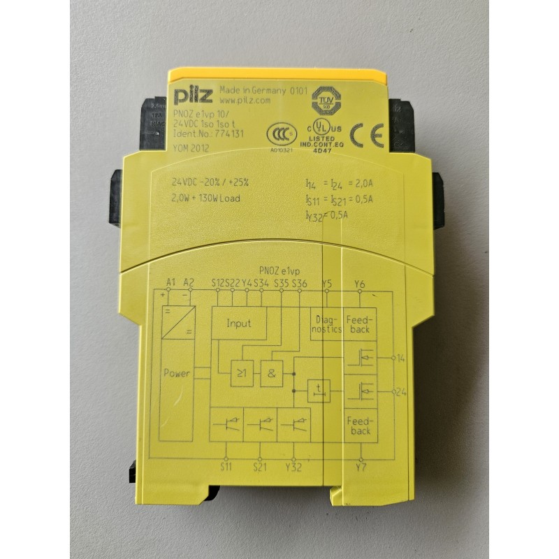 Mergency Relay Pilz PNOZ e1vp 10s Safety Relay – Reliable E-STOP and Safety Gate ...