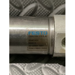 Festo DSNU-40-100-P-A Pneumatic Cylinder: 40mm Bore, 100mm Stroke, St