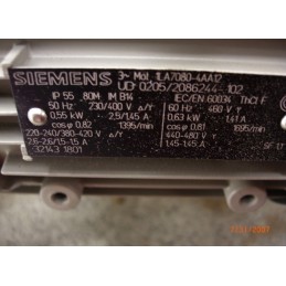 SIEMENS 1LA7080-4AA12