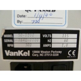 VANKEL TAP DENSITY TESTER 50-1200 