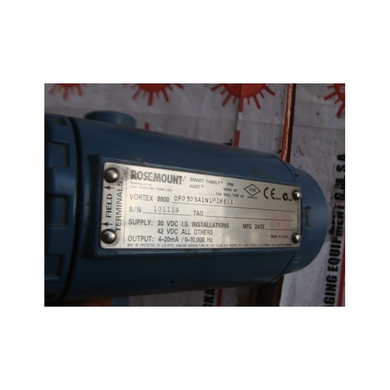 ROSEMOUNT CF030SA1N1P1M5Q4 VORTEX FLOWMETER8800
