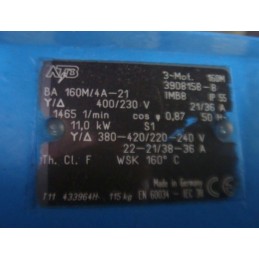ATB MOTOR 400-230V, 21-36A, 50HP 11KW