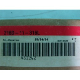 TRI CLOVER SP216D-11-316L PUMP BACKPLATE EXTERNAL SEAL STAINLESS