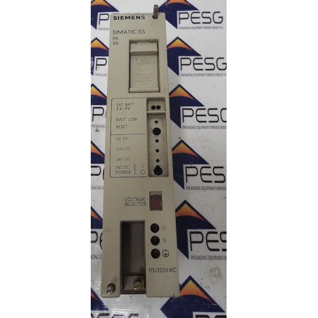 Simatic S5 Rlo Siemens Simatic S5 Automation System | MODEL: Simatic S5