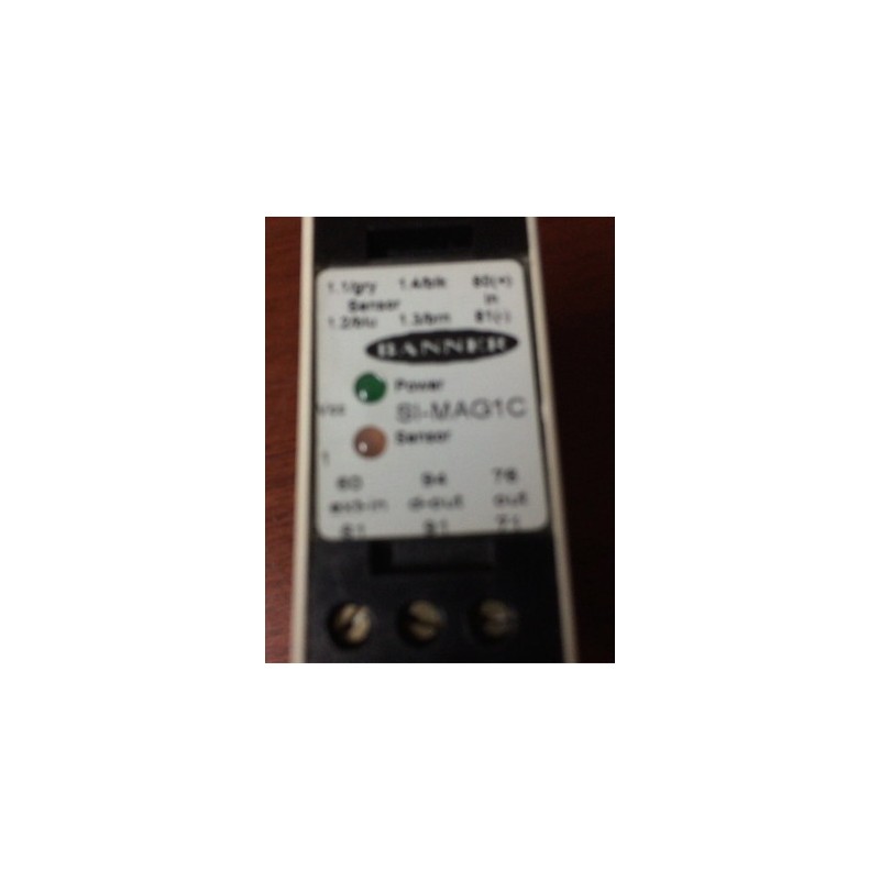 Banner SI-MAG1C Safety Interlock Relay Banner SI-MAG1C Safety Interlock Relay