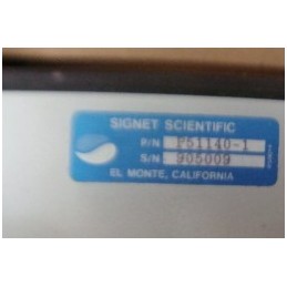 SIGNET SCIENTIFIC 905009 FLO-LIMIT DETECTOR