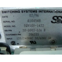 SWITCHING SYSTEMS POWER SUPPLY SQV100-1422