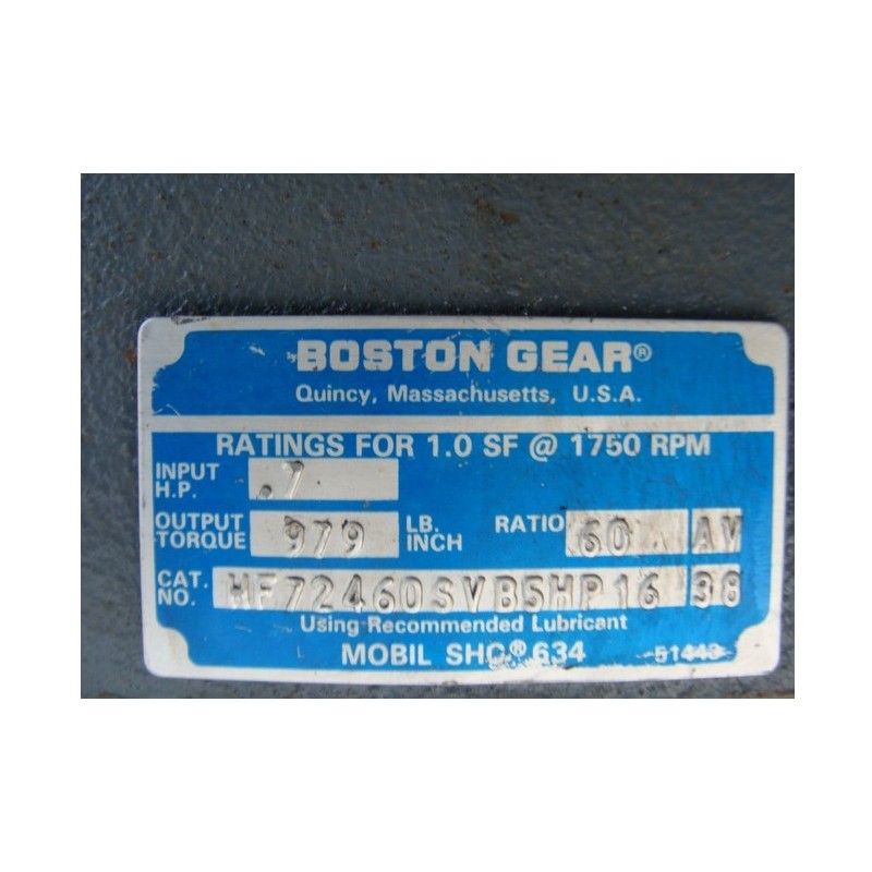 BOSTON GEAR HF7246DSVB5HP16