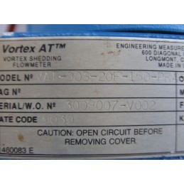 VORTEX FLOWMETER 3008007-V002 / VAT-90S-20F-150-PRA