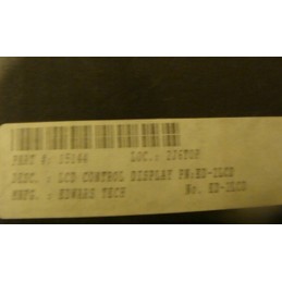 EDWARS TECH LCD CONTROL DISPLAY