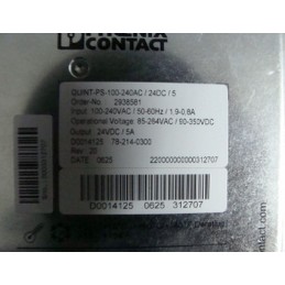 PHOENIX CONTACT QUINT-PS-100-240AC/24DC/5 2938581