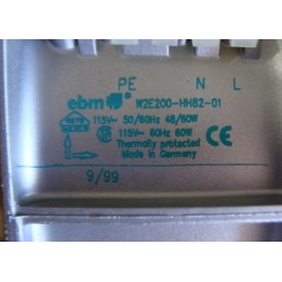 EBM W2E200-HH82-01 THERMALLY PROTECTED